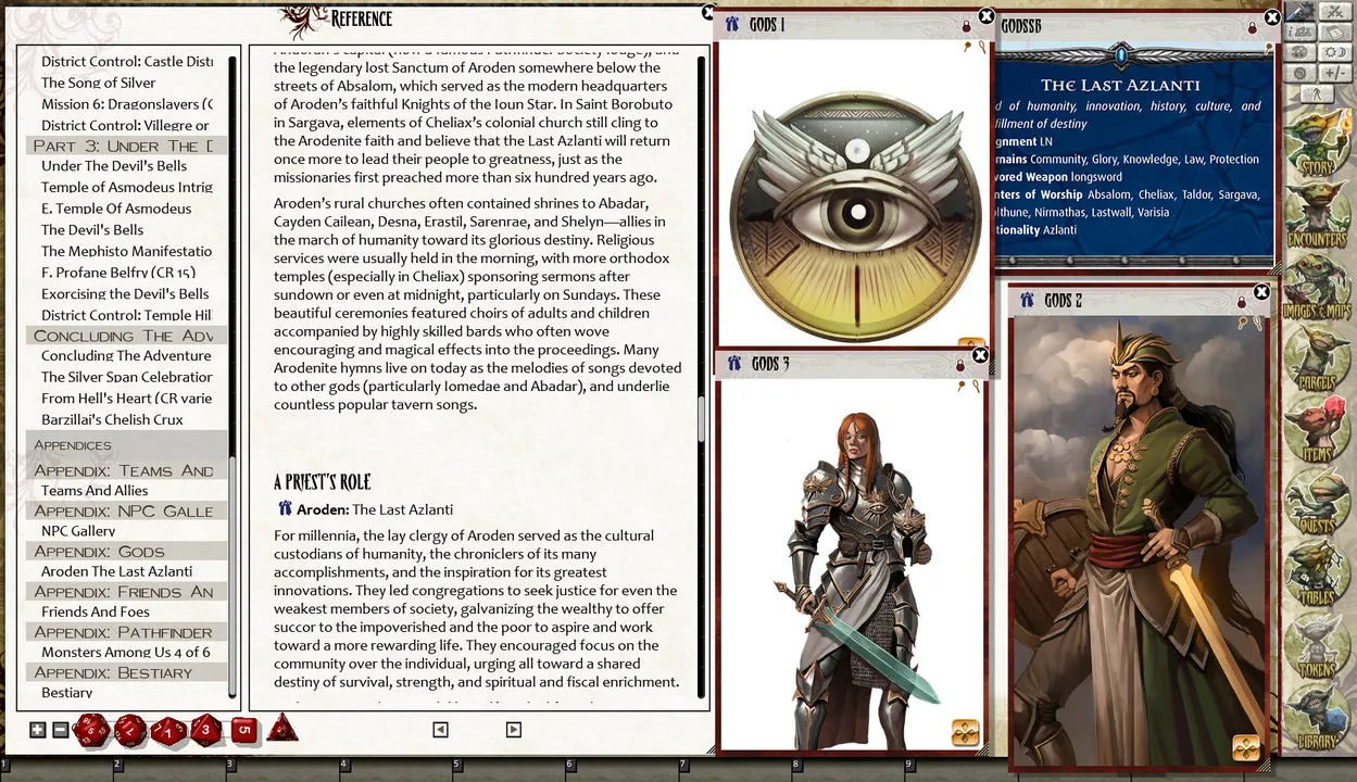 Fantasy Grounds - Pathfinder RPG - Hell's Rebels  AP 4: A Song of Silver (PFRPG) Screenshot 4