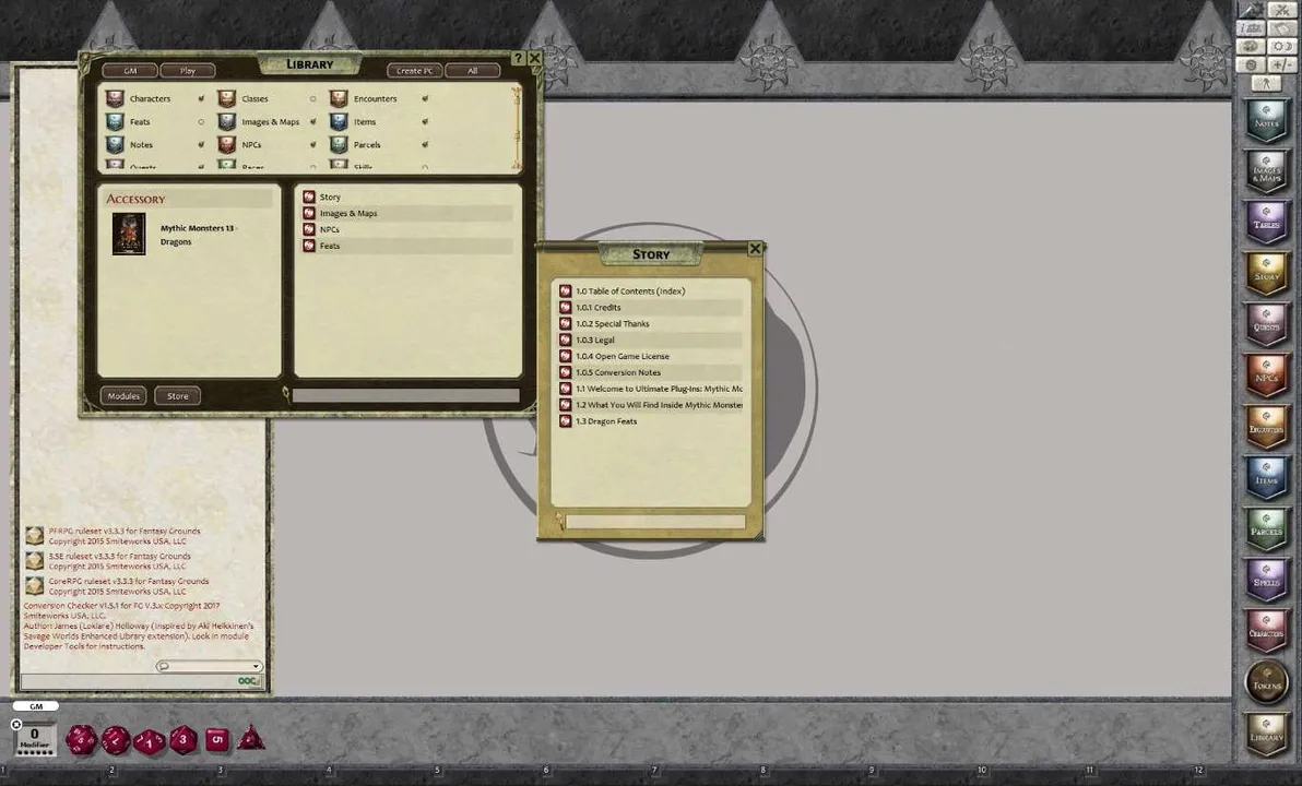 Fantasy Grounds - Mythic Monsters #13: Dragons (PFRPG) Screenshot 0
