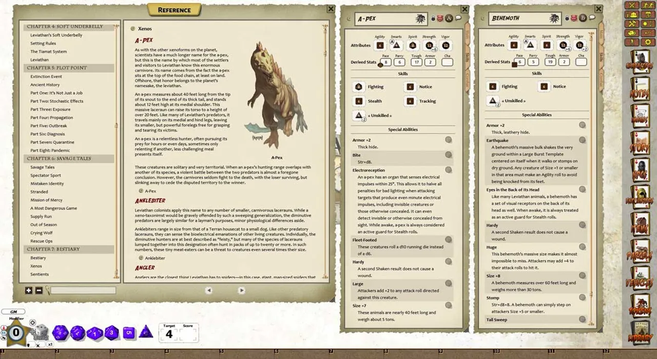 Fantasy Grounds - The Last Parsec: Leviathan (Savage Worlds) Screenshot 2