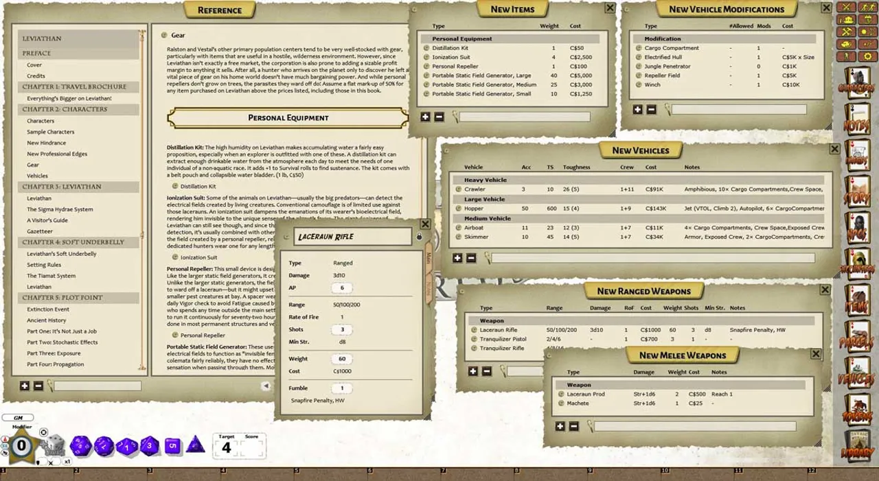 Fantasy Grounds - The Last Parsec: Leviathan (Savage Worlds) Screenshot 3