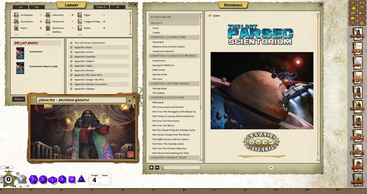 Fantasy Grounds - The Last Parsec: Scientorium (Savage Worlds) Screenshot 2