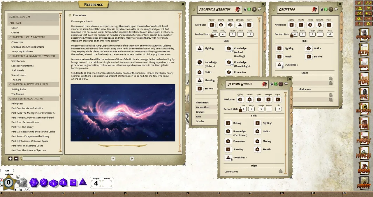 Fantasy Grounds - The Last Parsec: Scientorium (Savage Worlds) Screenshot 1