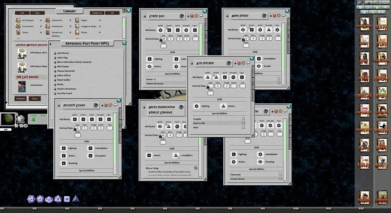 Fantasy Grounds - The Last Parsec: Scientorium (Savage Worlds) Screenshot 0