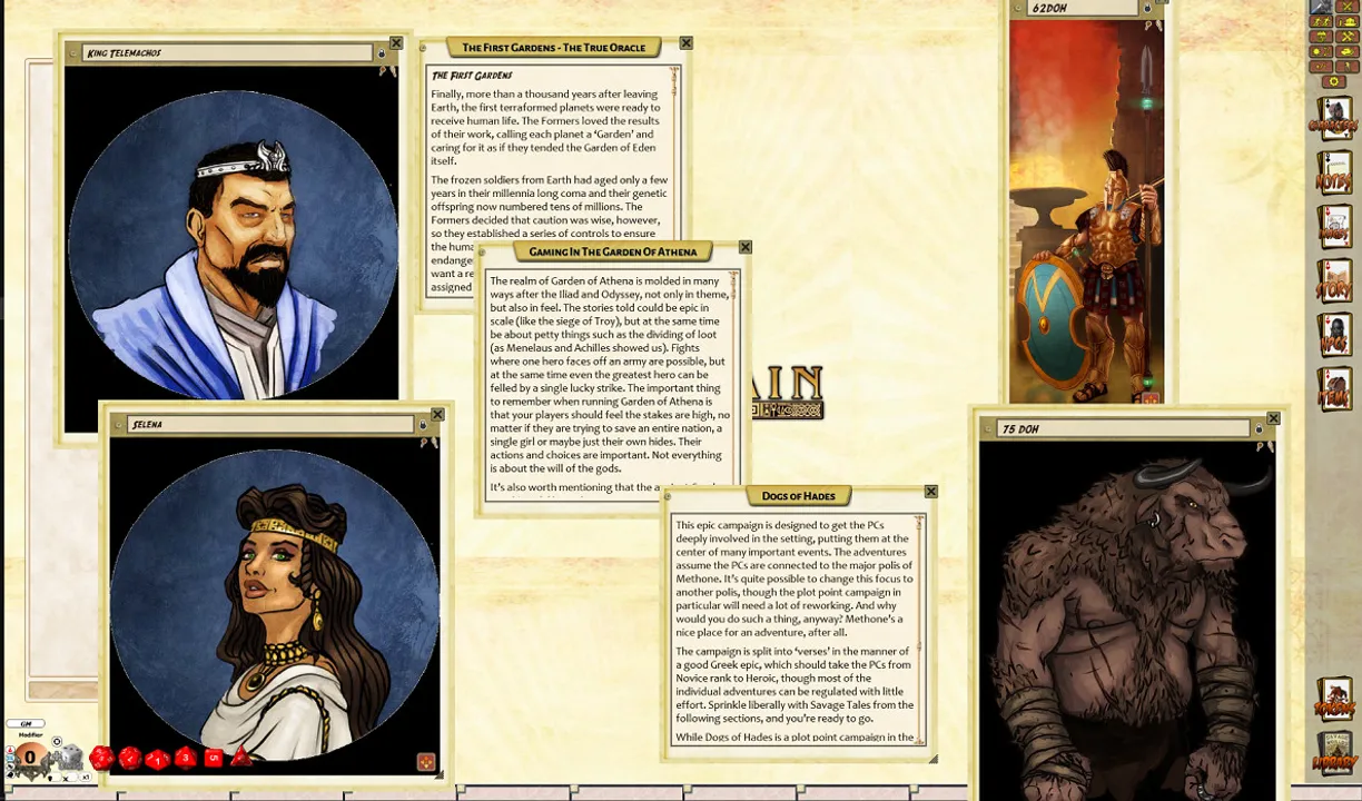 Fantasy Grounds - Savage Suzerain: Dogs Of Hades (Savage Worlds) Screenshot 2