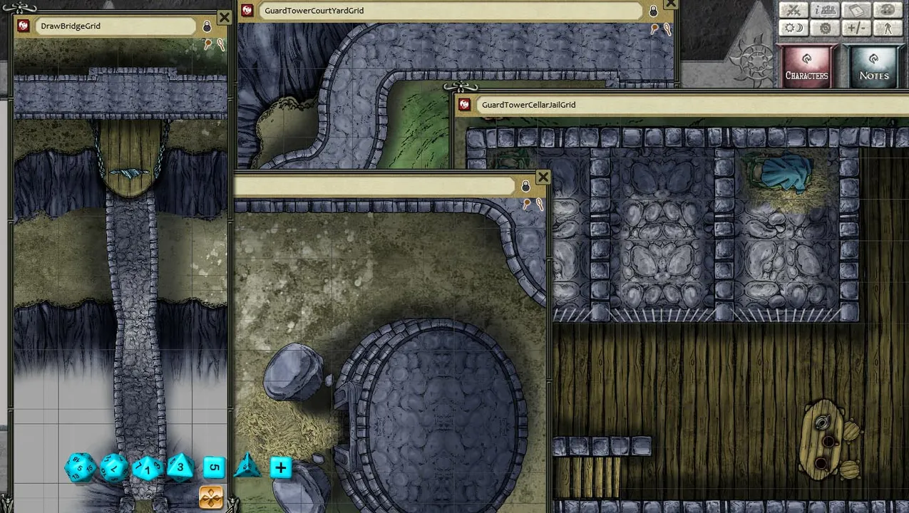 Fantasy Grounds - Mountain Top Castle Map Pack by Joshua Watmough (Map Pack) Screenshot 1