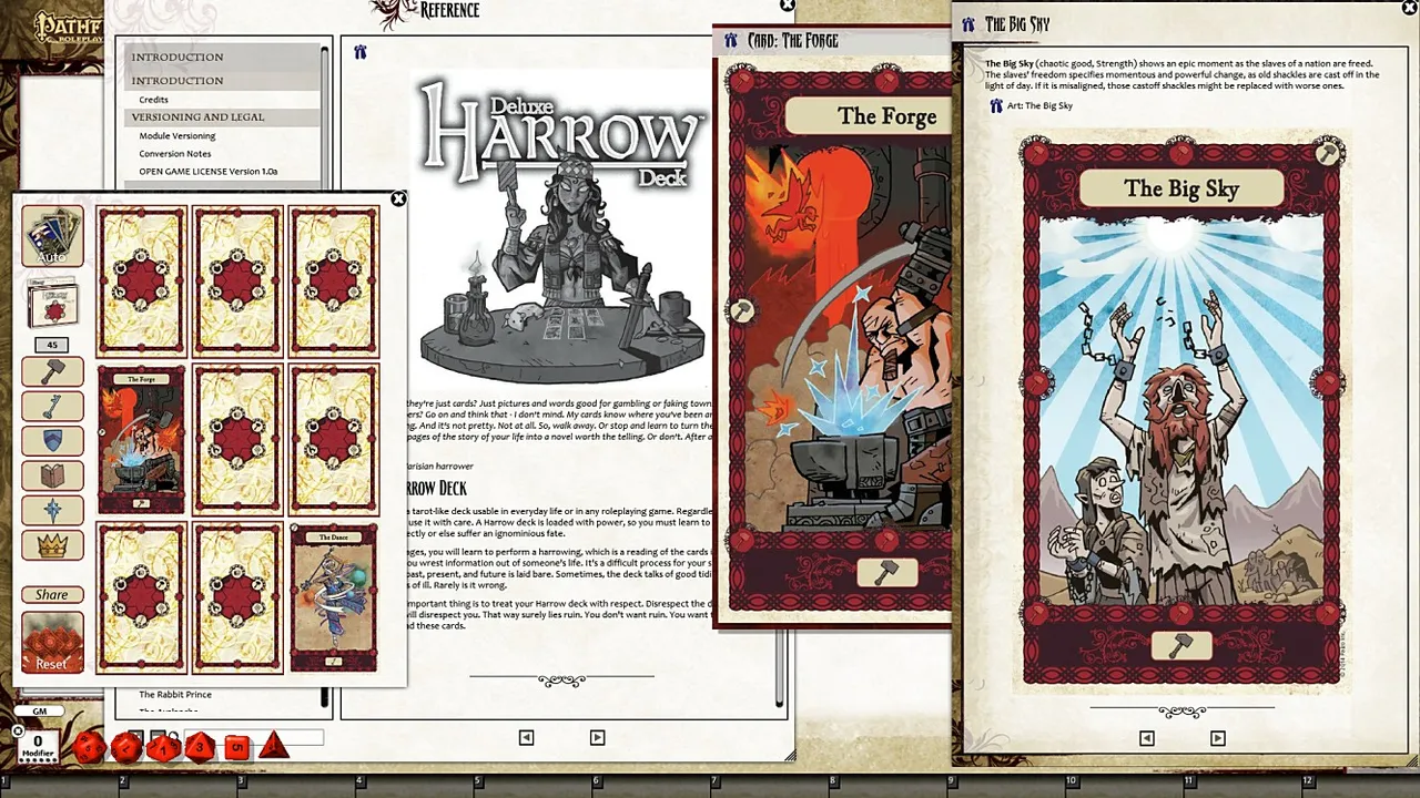 Fantasy Grounds - Pathfinder RPG - Harrow Deck (PFRPG) Screenshot 2