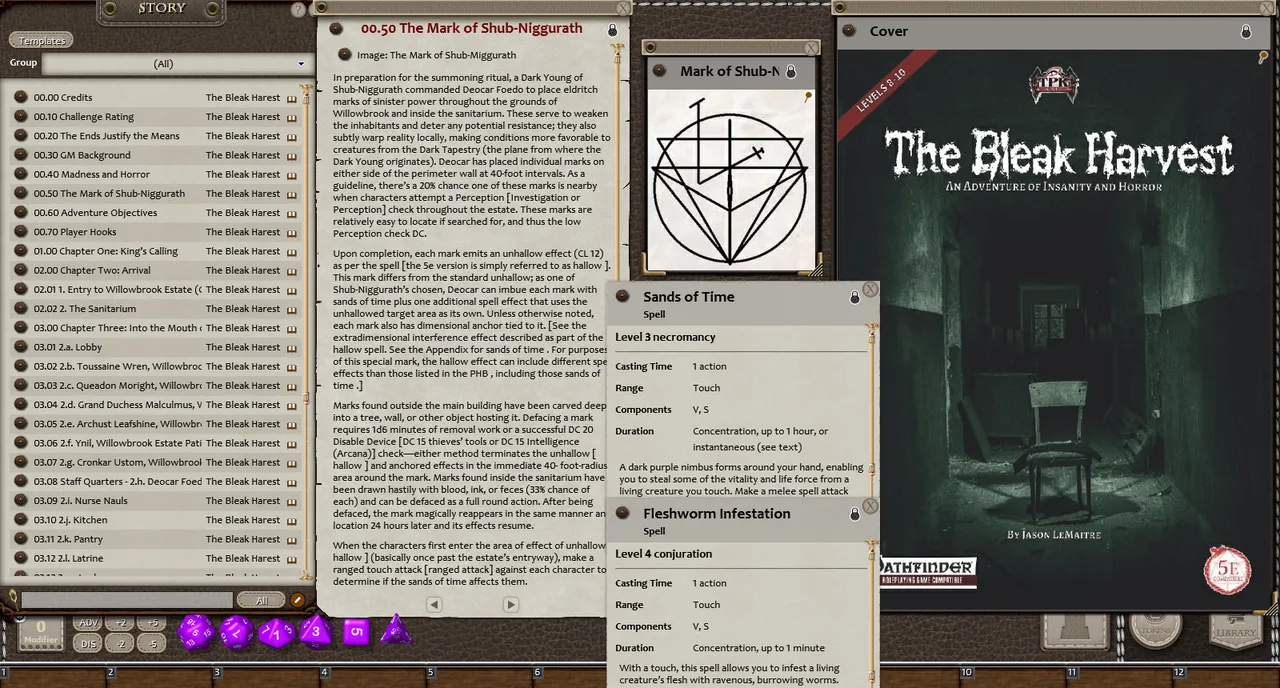 Fantasy Grounds - The Bleak Harvest (5E) Screenshot 2