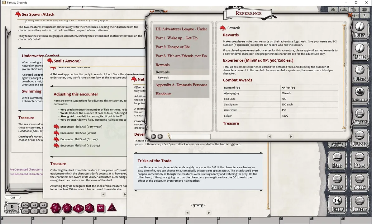 Fantasy Grounds - D&D DDIA-XGE Underworld Speculation Screenshot 0
