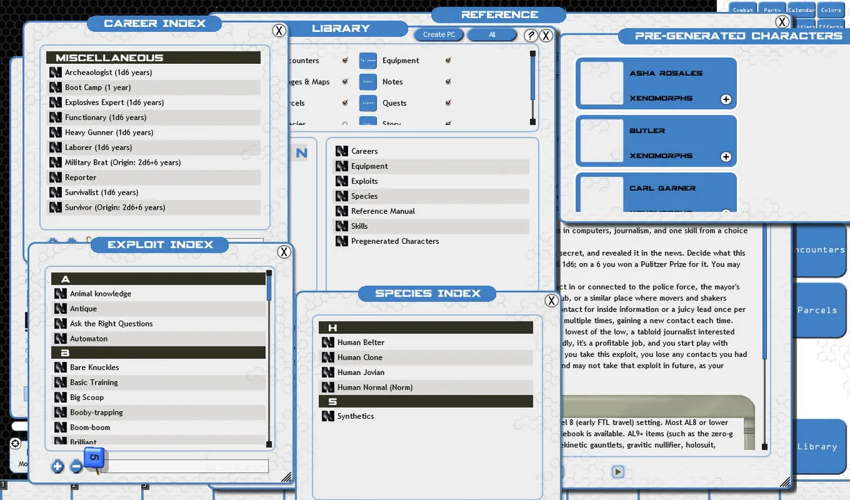 Fantasy Grounds - Xenomorphs: The Fall of Somerset Landing (W.O.I.N. N.E.W.) Screenshot 1