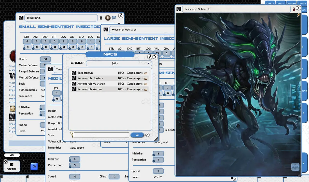 Fantasy Grounds - Xenomorphs: The Fall of Somerset Landing (W.O.I.N. N.E.W.) Screenshot 3