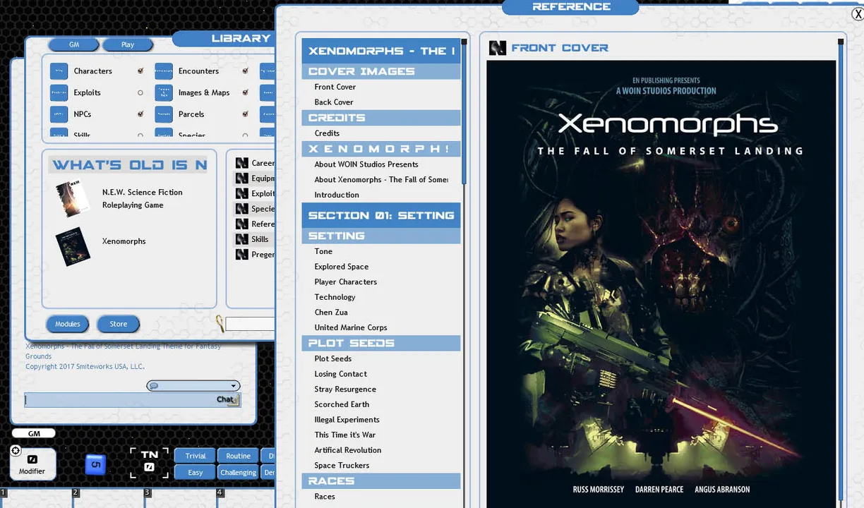 Fantasy Grounds - Xenomorphs: The Fall of Somerset Landing (W.O.I.N. N.E.W.) Screenshot 2