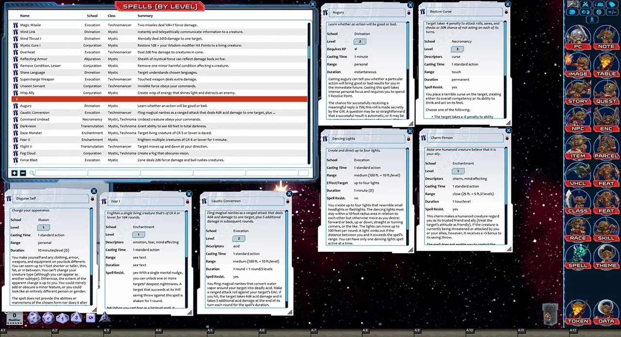 Fantasy Grounds - Starfinder RPG - Ruleset Screenshot 9