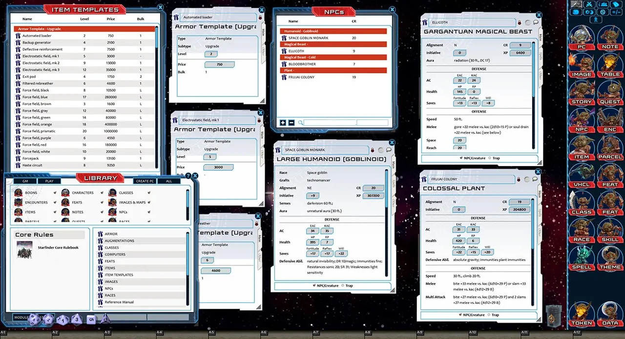 Fantasy Grounds - Starfinder RPG - Ruleset Screenshot 4