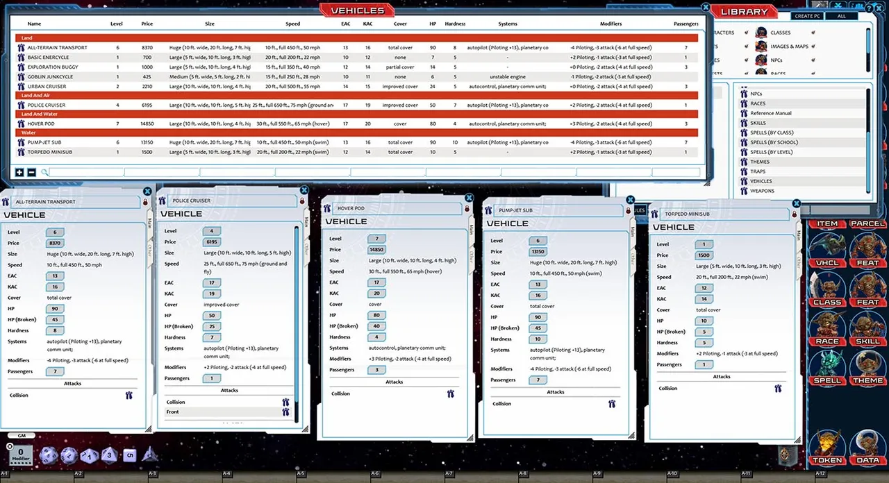 Fantasy Grounds - Starfinder RPG - Ruleset Screenshot 11
