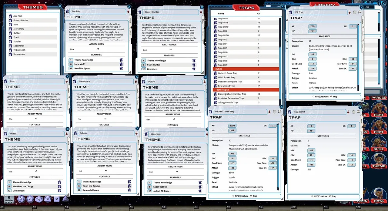 Fantasy Grounds - Starfinder RPG - Ruleset Screenshot 10