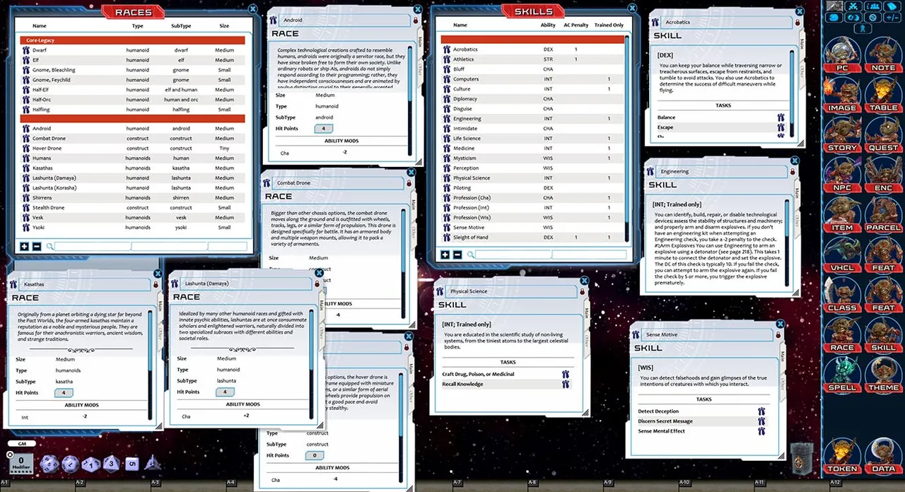 Fantasy Grounds - Starfinder RPG - Ruleset Screenshot 7