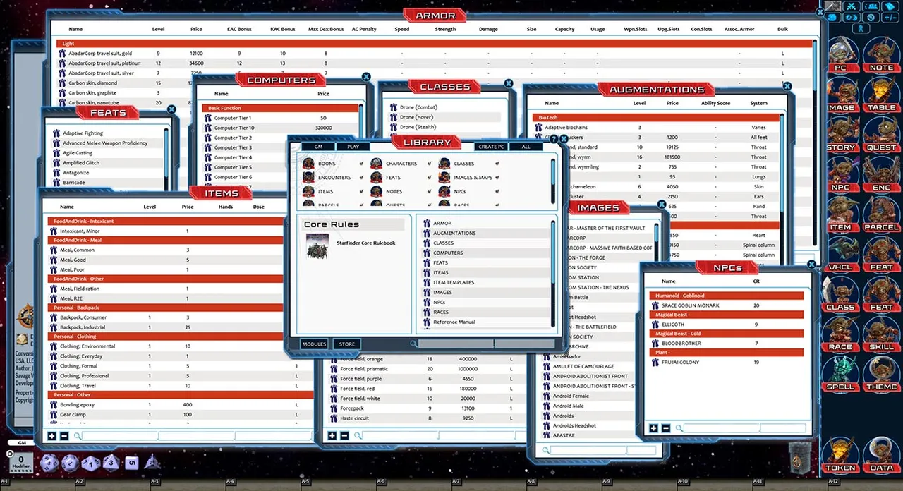 Fantasy Grounds - Starfinder RPG - Ruleset Screenshot 13