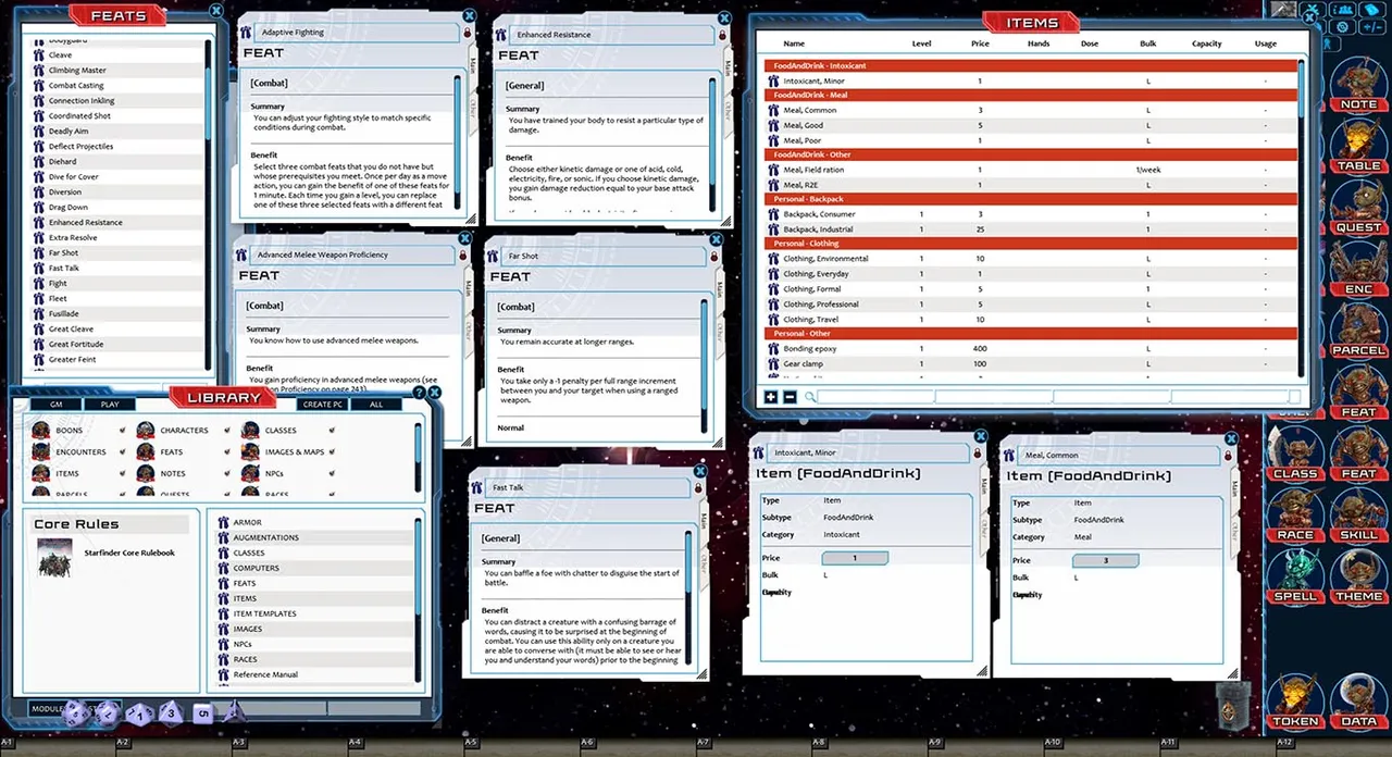 Fantasy Grounds - Starfinder RPG - Ruleset Screenshot 3