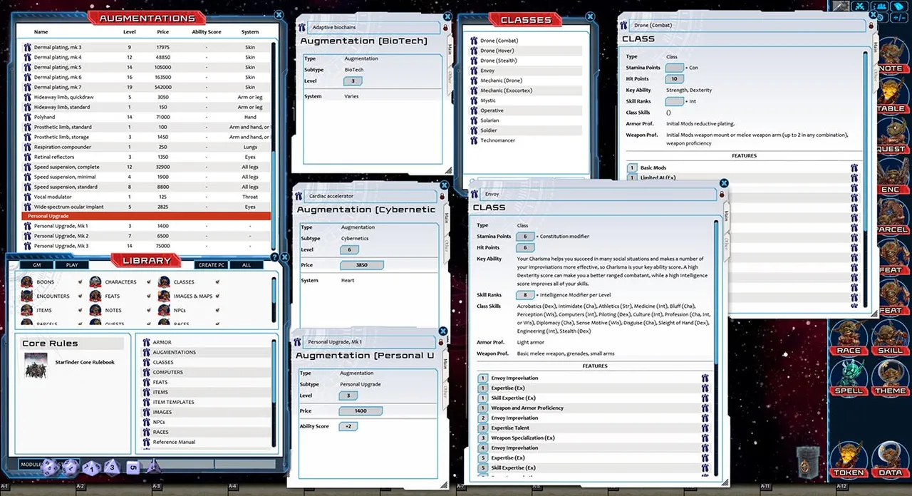 Fantasy Grounds - Starfinder RPG - Ruleset Screenshot 2