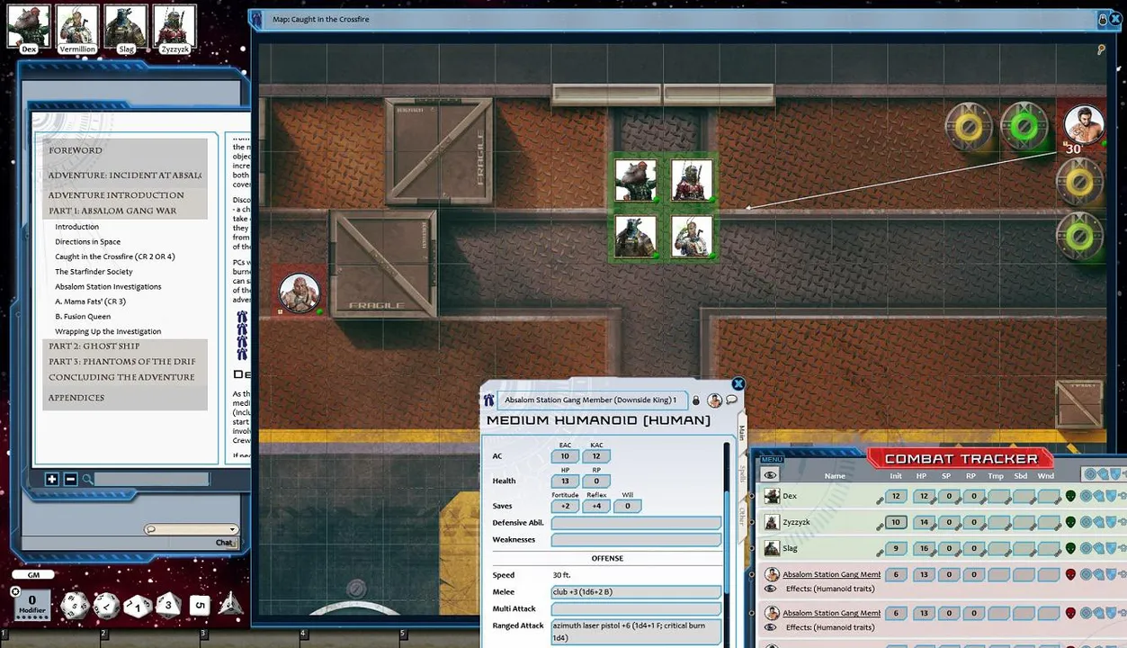 Fantasy Grounds - Starfinder RPG - Dead Suns AP 1: Incident at Absalom Station (SFRPG) Screenshot 0