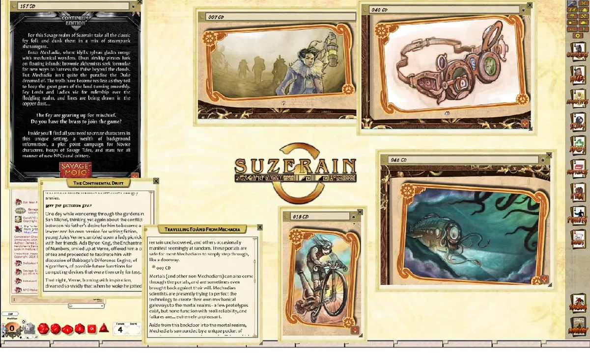 Fantasy Grounds - Clockwork Dreams (Savage Worlds) Screenshot 0