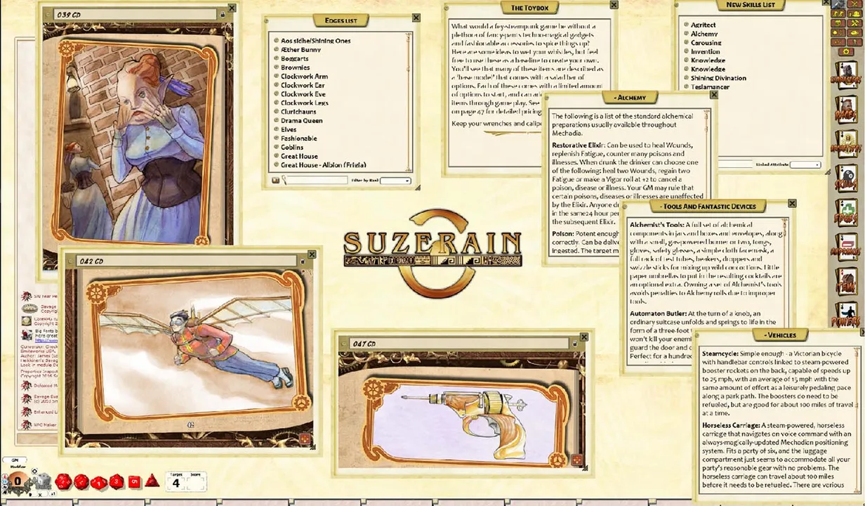 Fantasy Grounds - Clockwork Dreams (Savage Worlds) Screenshot 1