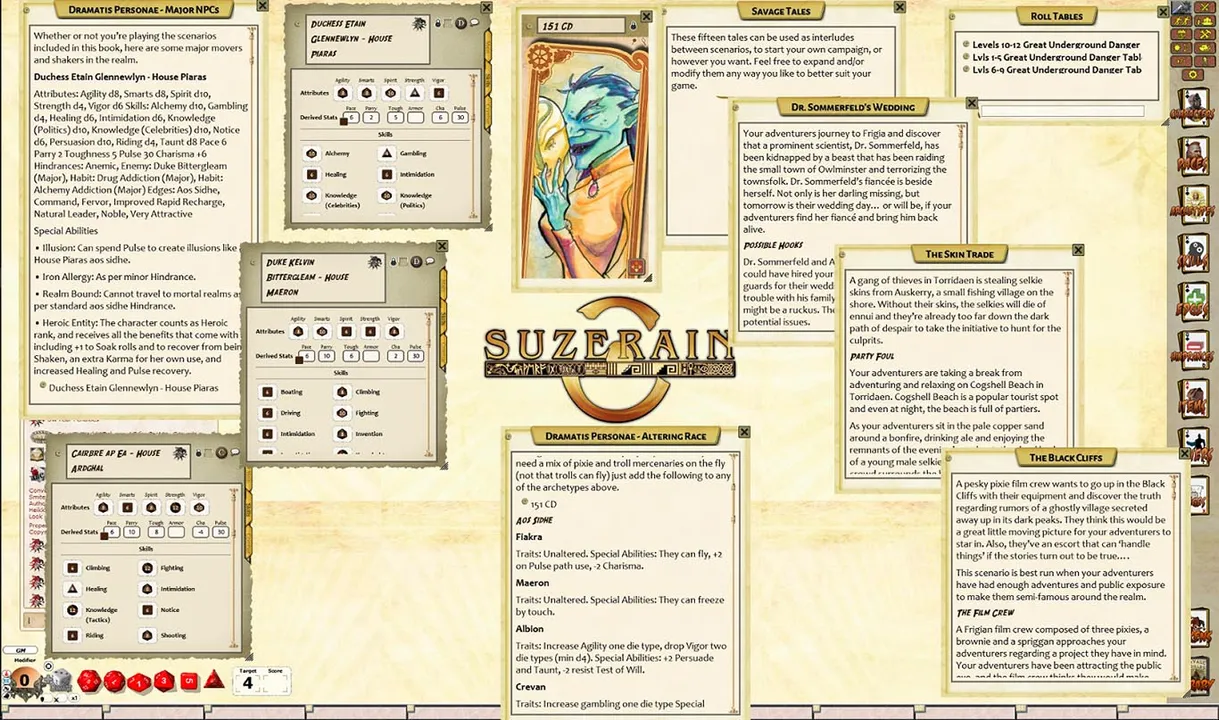 Fantasy Grounds - Clockwork Dreams (Savage Worlds) Screenshot 3