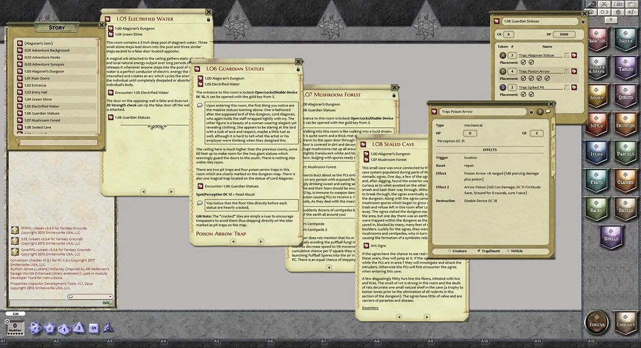 Fantasy Grounds - C01: Alagoran's Gem (PFRPG) Screenshot 3