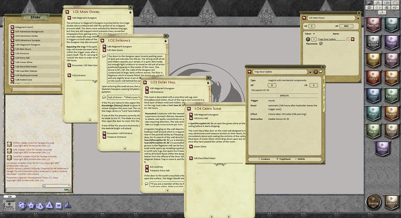 Fantasy Grounds - C01: Alagoran's Gem (PFRPG) Screenshot 2