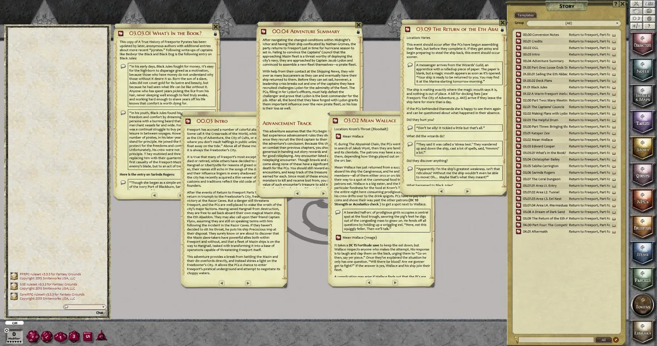 Fantasy Grounds - Return to Freeport: Part 4 The Freebooters City (PFRPG) Screenshot 3