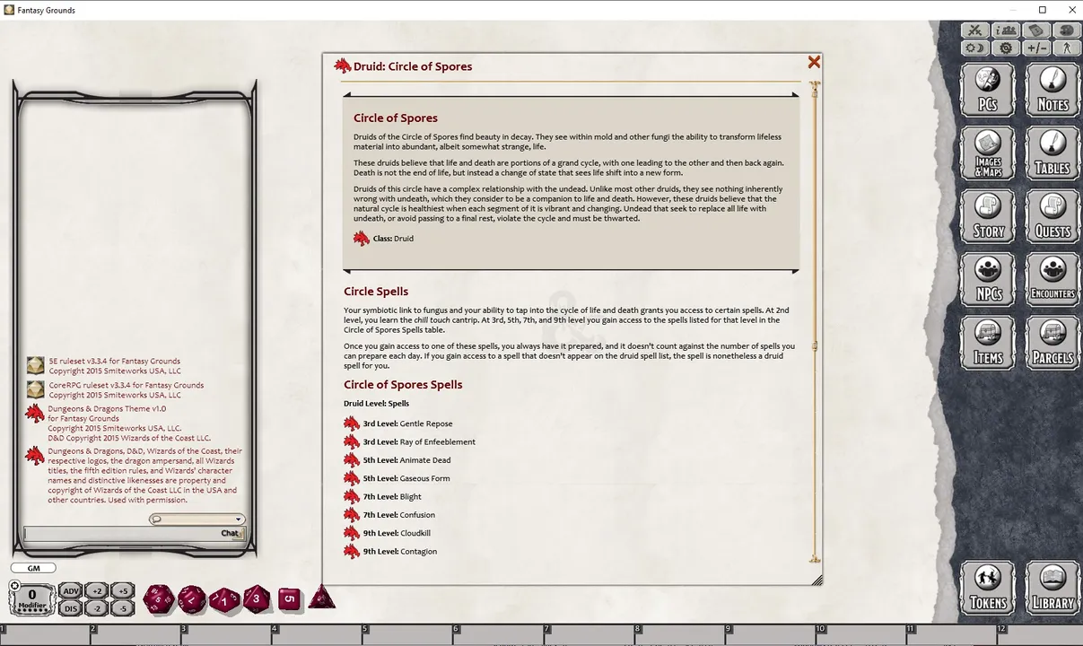 Fantasy Grounds - D&D: Unearthed Arcana Screenshot 2
