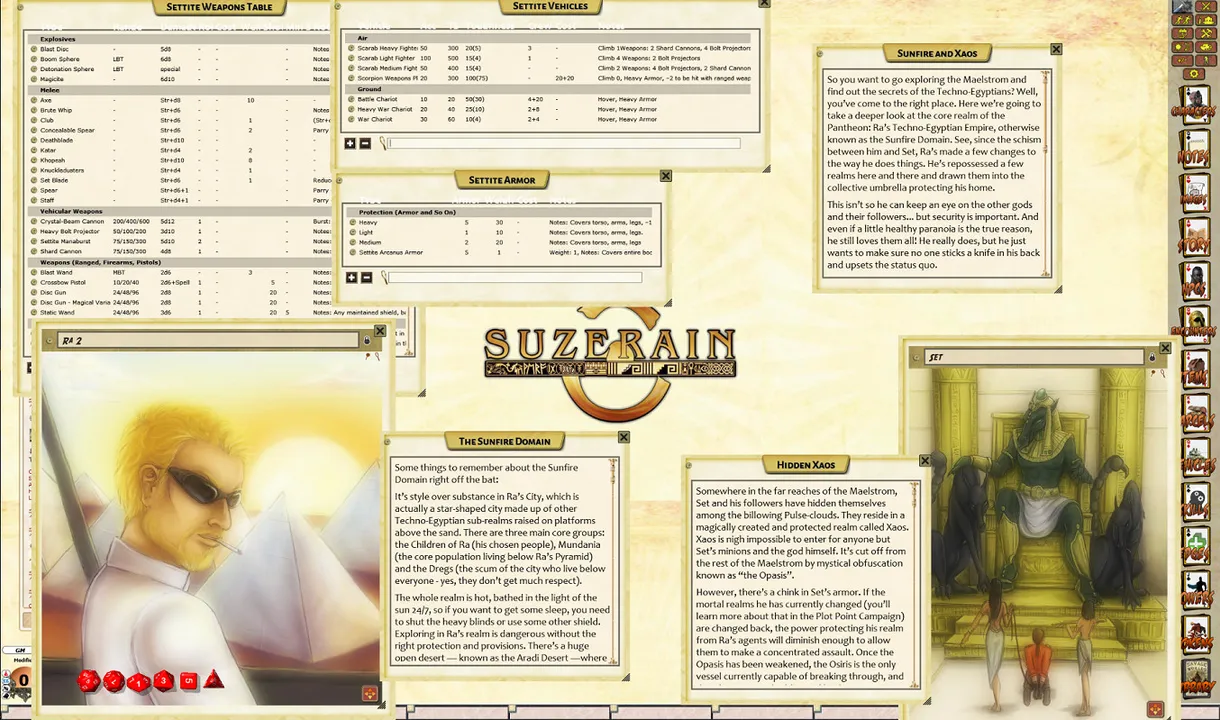 Fantasy Grounds - Suzerain: Set Rising (Savage Worlds) Screenshot 2