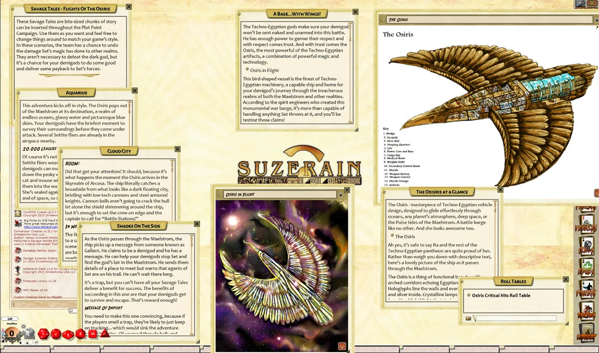 Fantasy Grounds - Suzerain: Set Rising (Savage Worlds) Screenshot 1