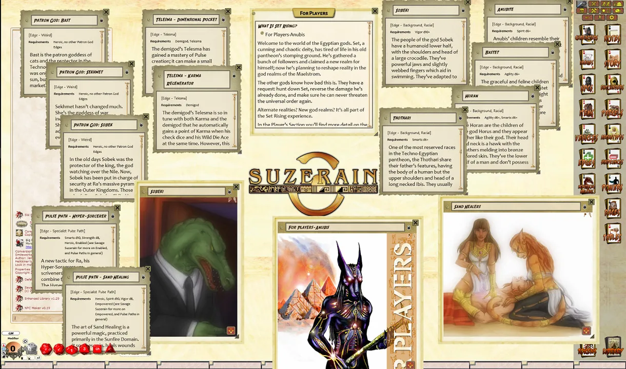 Fantasy Grounds - Suzerain: Set Rising (Savage Worlds) Screenshot 3