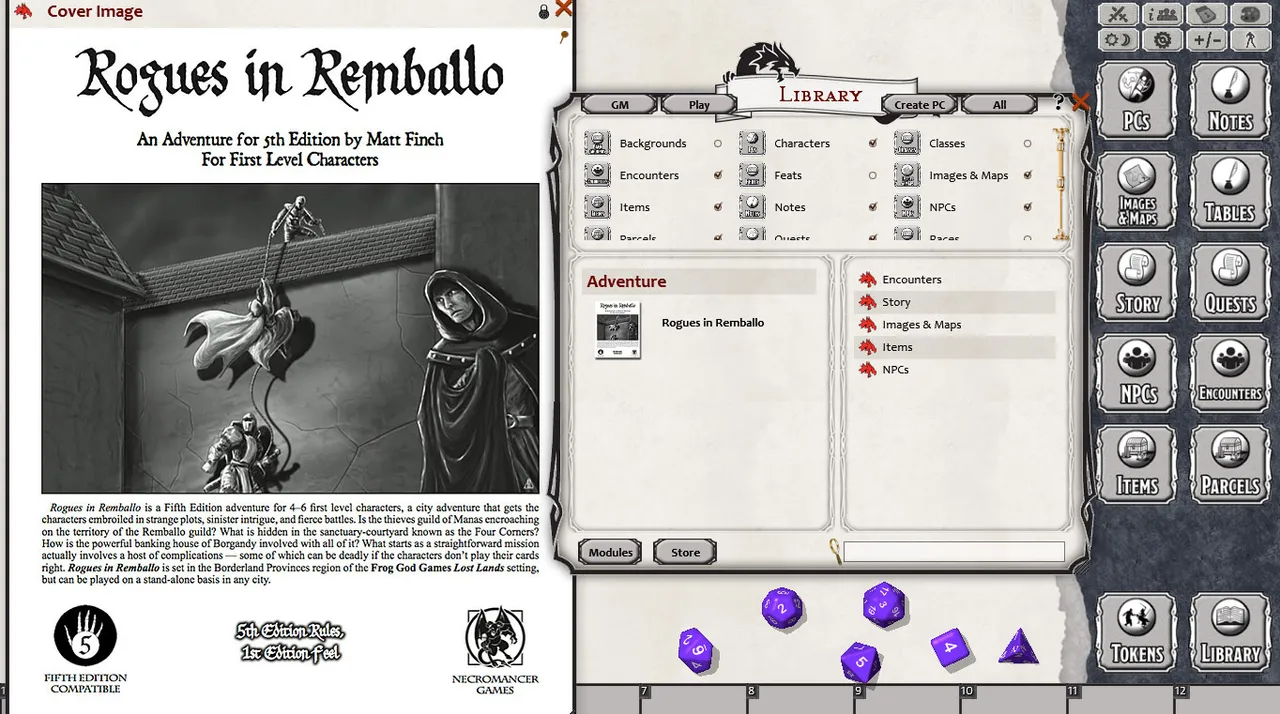 Fantasy Grounds - Rogues in Remballo (5E) Screenshot 0