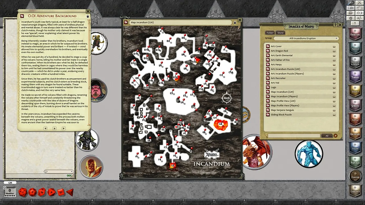 Fantasy Grounds - A19: Incandium's Eruption (PFRPG) Screenshot 2