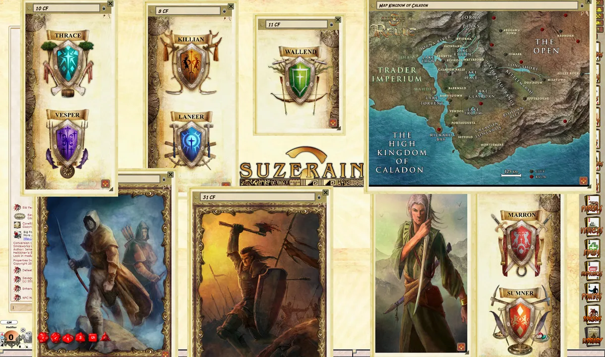 Fantasy Grounds - Suzerain: Caladon Falls (Savage Worlds) Screenshot 3