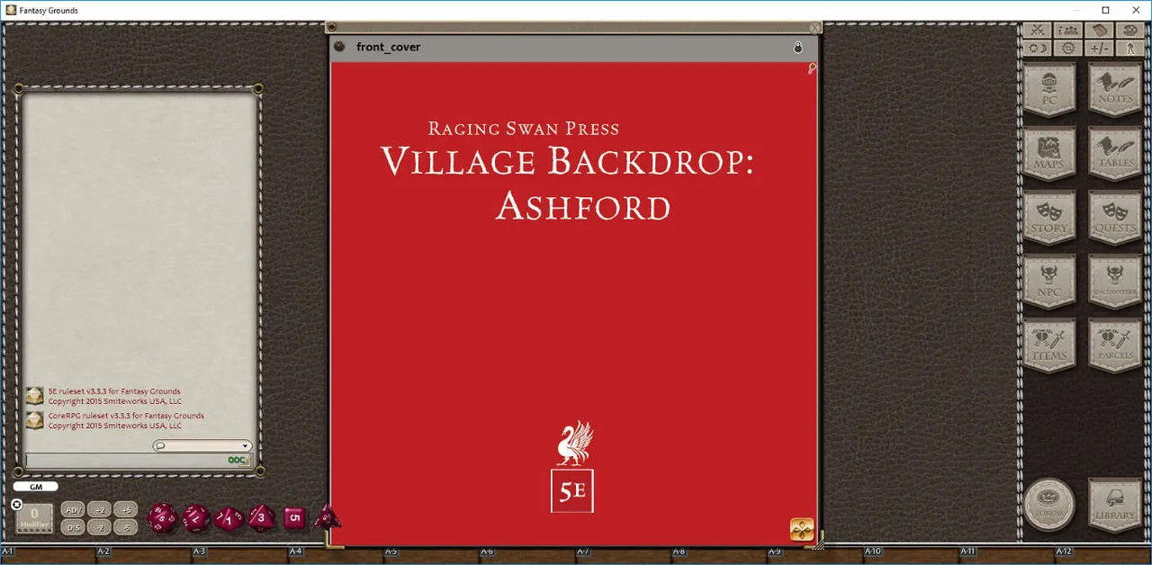Fantasy Grounds - Village Backdrop: Ashford (5E) Screenshot 0