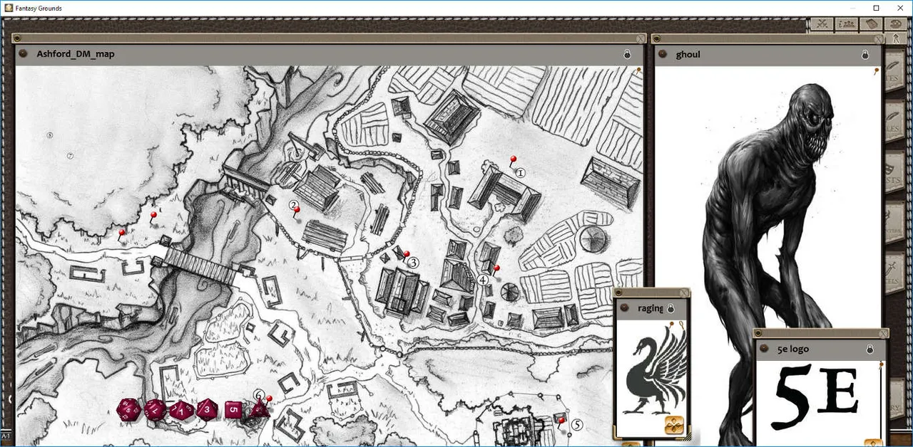 Fantasy Grounds - Village Backdrop: Ashford (5E) Screenshot 1