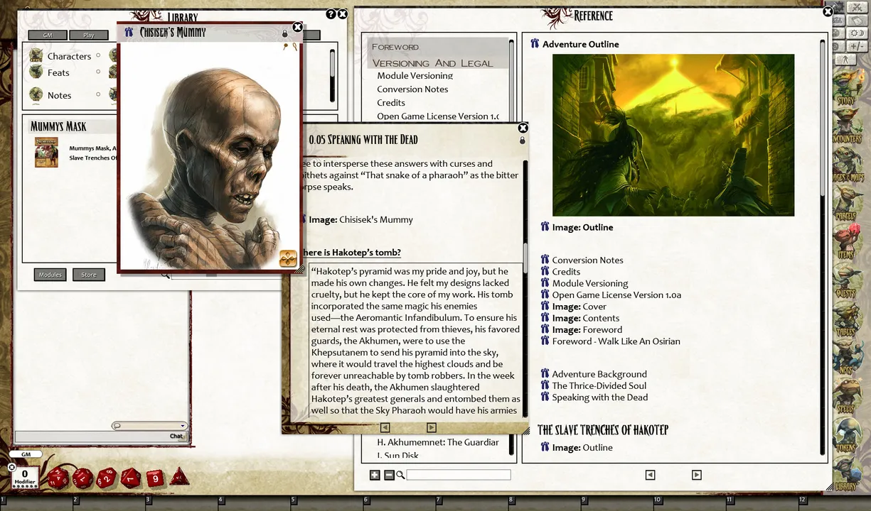 Fantasy Grounds - Pathfinder RPG - Mummy’s Mask AP 5: The Slave Trenches of Hakotep (PFRPG) Screenshot 2