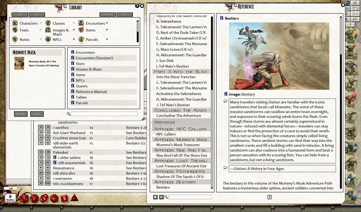Fantasy Grounds - Pathfinder RPG - Mummy’s Mask AP 5: The Slave Trenches of Hakotep (PFRPG) Screenshot 0