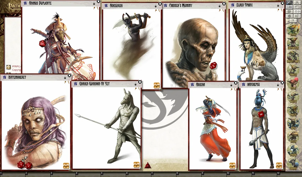 Fantasy Grounds - Pathfinder RPG - Mummy’s Mask AP 5: The Slave Trenches of Hakotep (PFRPG) Screenshot 1
