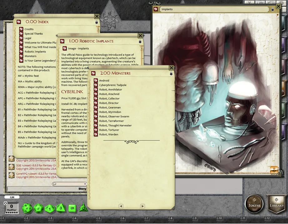 Fantasy Grounds - Mythic Monsters #37: Robots (PFRPG) Screenshot 2