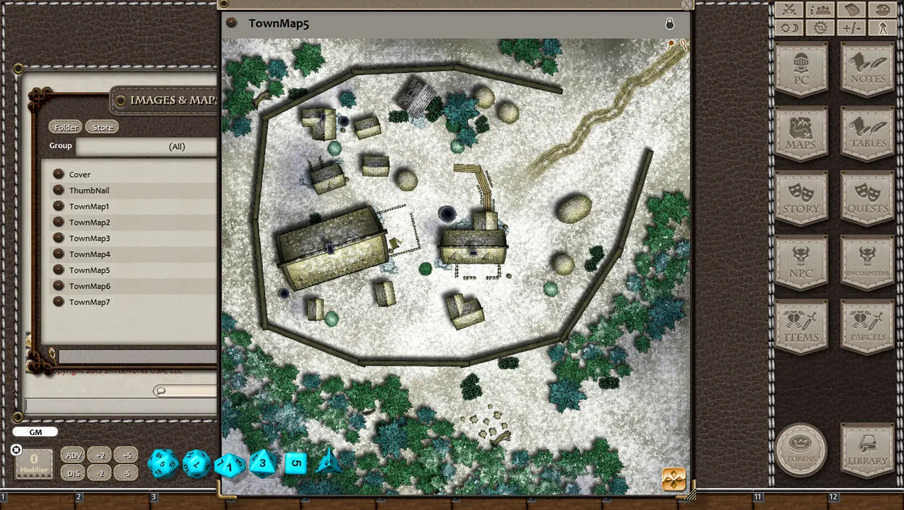 Fantasy Grounds - Town and Village Map Pack by Joshua Watmough (Map Pack) Screenshot 2