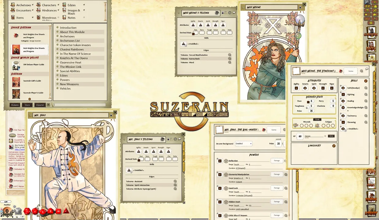 Fantasy Grounds - Noir Knights Intro Pack (Savage Worlds) Screenshot 3