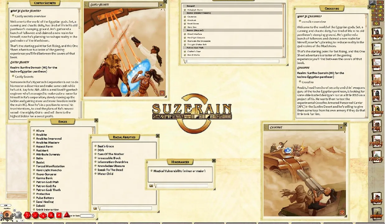 Fantasy Grounds - Set Rising Intro Pack (Savage Worlds) Screenshot 1