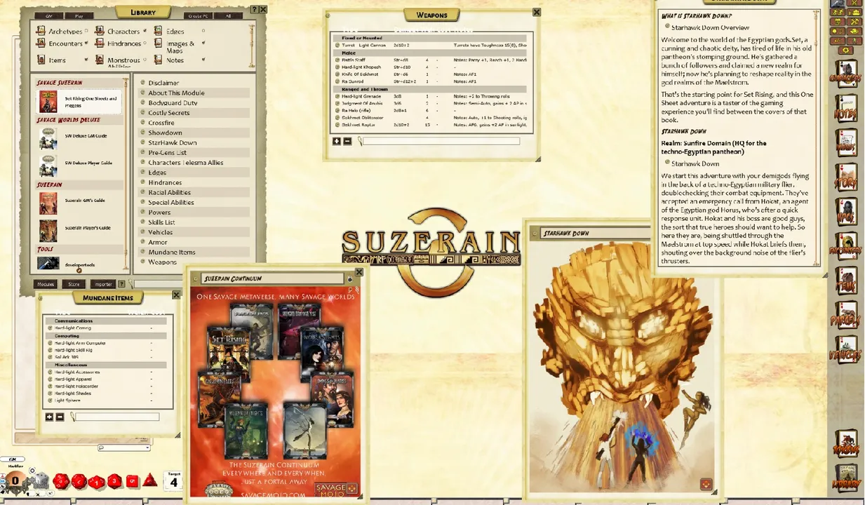 Fantasy Grounds - Set Rising Intro Pack (Savage Worlds) Screenshot 3
