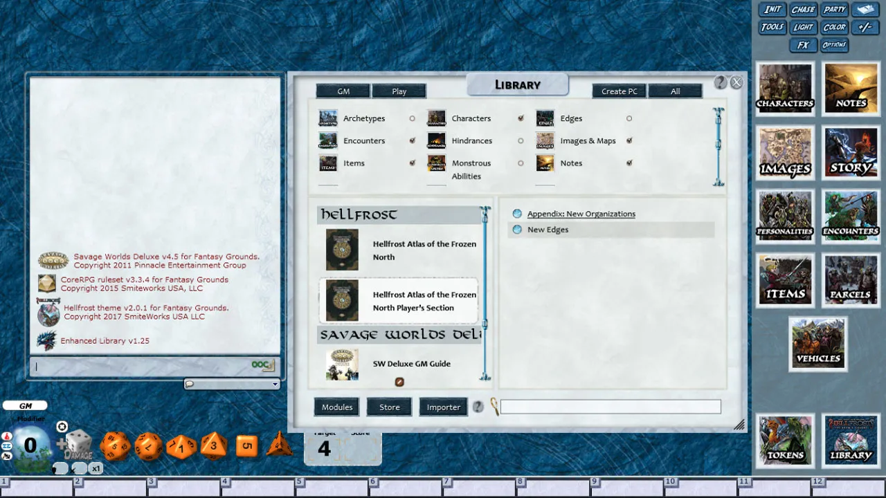 Fantasy Grounds - Hellfrost: Atlas of the Frozen North (Savage Worlds) Screenshot 0