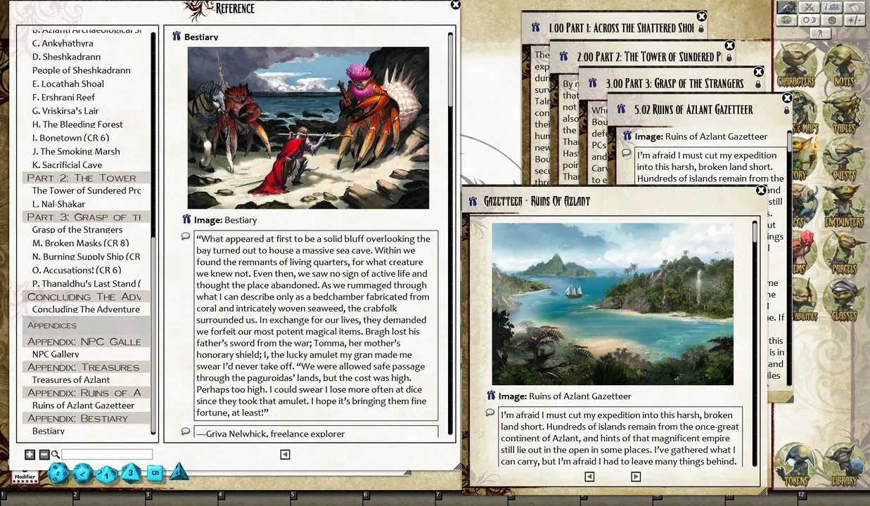 Fantasy Grounds - Pathfinder RPG - Ruins of Azlant AP 2: Into the Shattered Continent (PFRPG) Screenshot 5