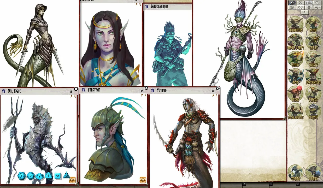 Fantasy Grounds - Pathfinder RPG - Ruins of Azlant AP 4: City in the Deep (PFRPG) Screenshot 1